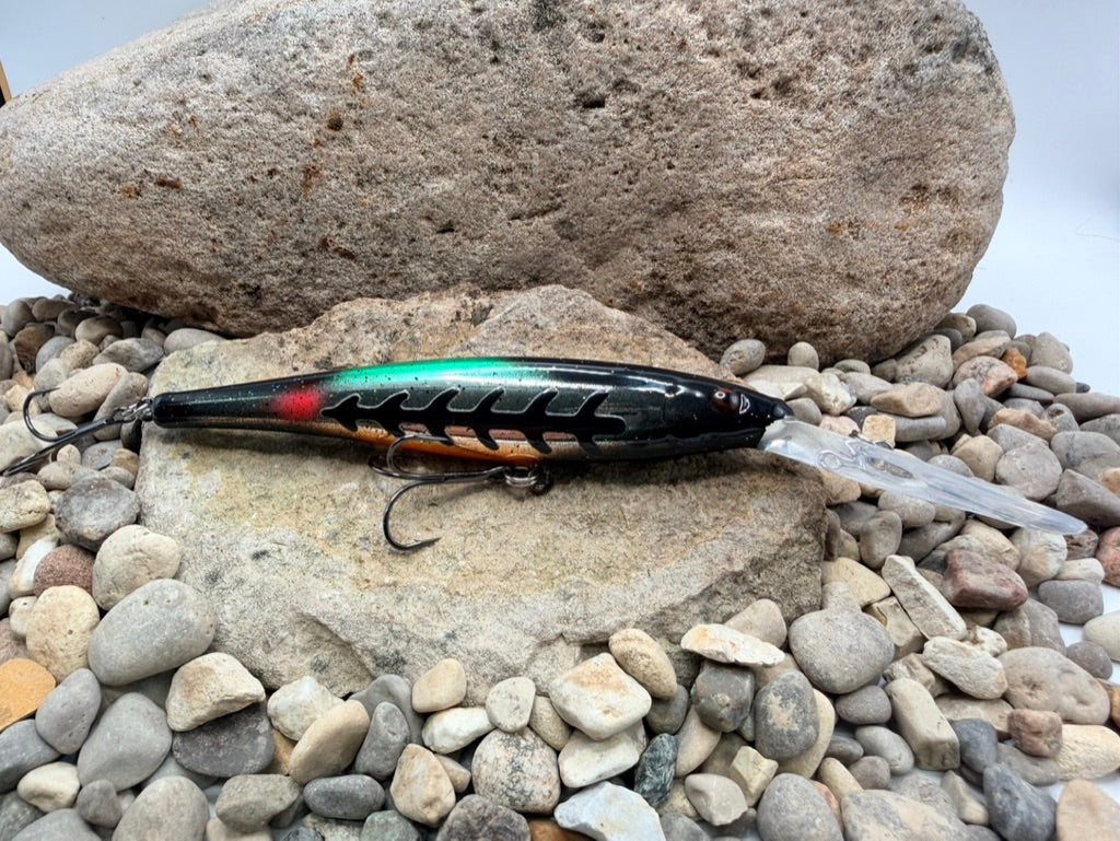 Green Orange Hulk Berkley Flicker Minnow 11