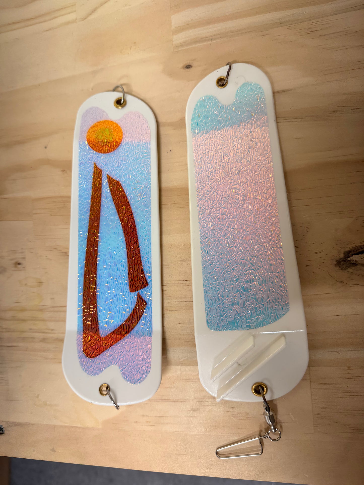 Glow Flounder Crush 8" Flasher