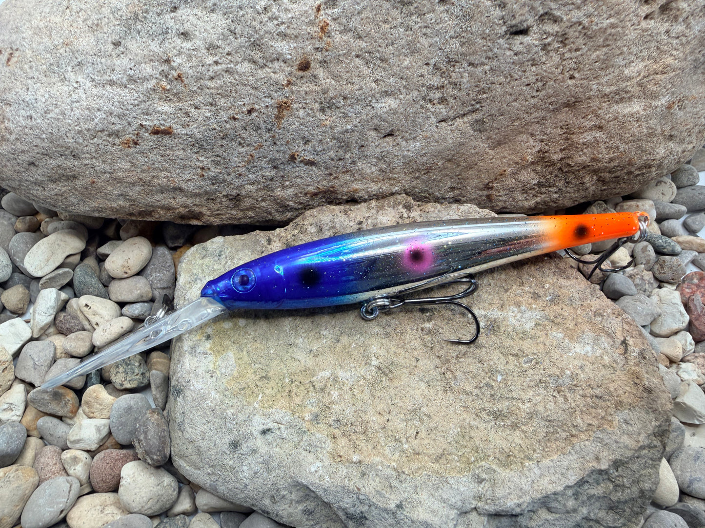 Chrome Blue Hot Tail Berkley Flicker Minnow 11